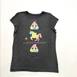 XXL Size 16 Gray Graphic T-Shirt short sleeve